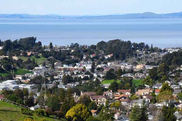 Looking out into the Bay around Pinole